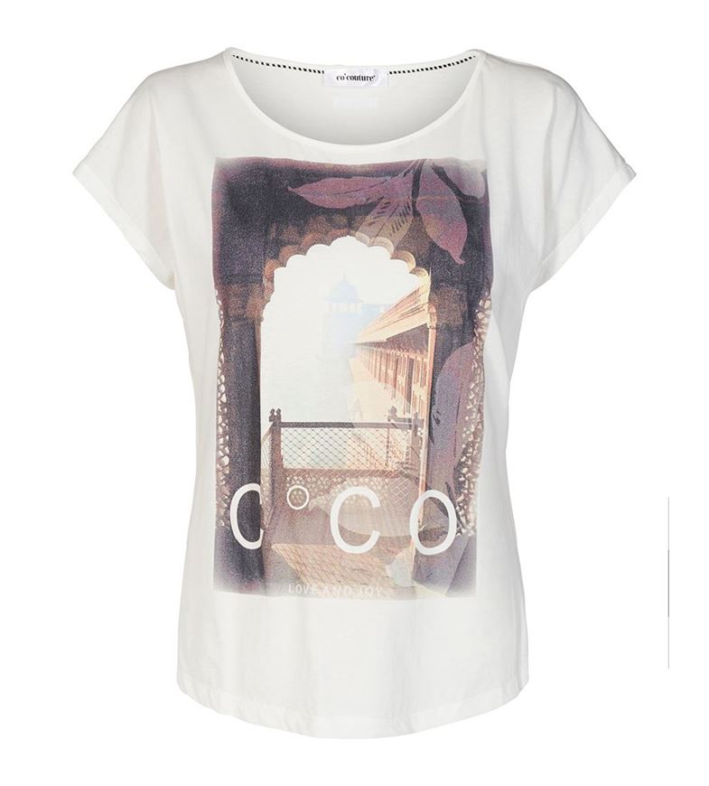 Multicc Lips Oversize Tee White T Shirt Fra Cocouture main image 0