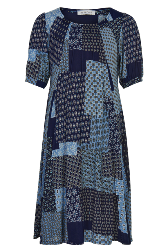 gele nationalsang Fra Duckert & Co. 14633-501, infront, kjole, lucette, blå