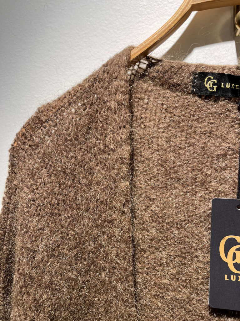 Duckert & Co. gg luxe, cardigan, 3723GBRUN, duvkert og co,