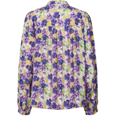 Lollys Laundry Skjorte - MyaLL Skjorte SS i Flower Print Små Blomster