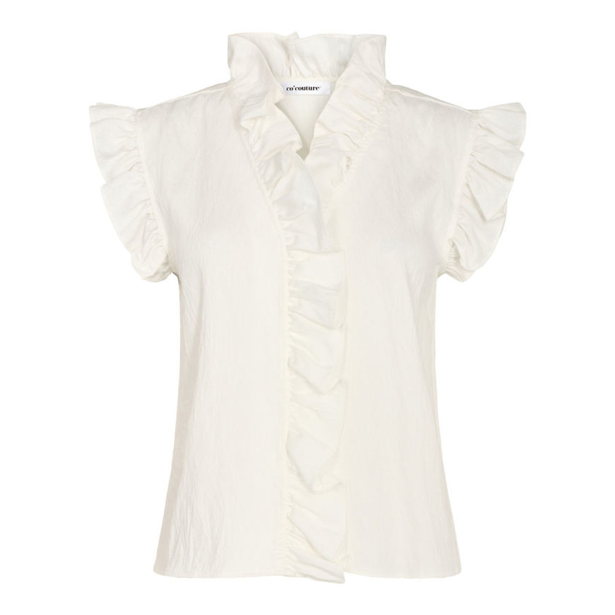 Co Couture Top Sueda Frill