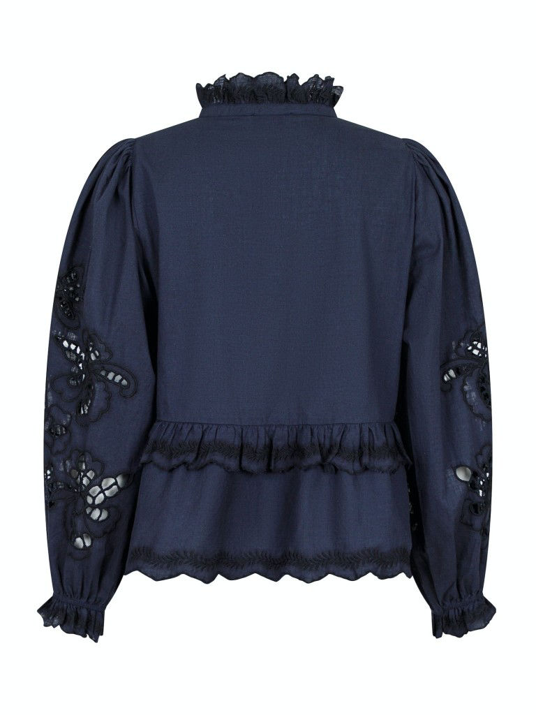 Duckert & Co. neo, noir, bluse, kimmo, 161139-141, duckert og co ...