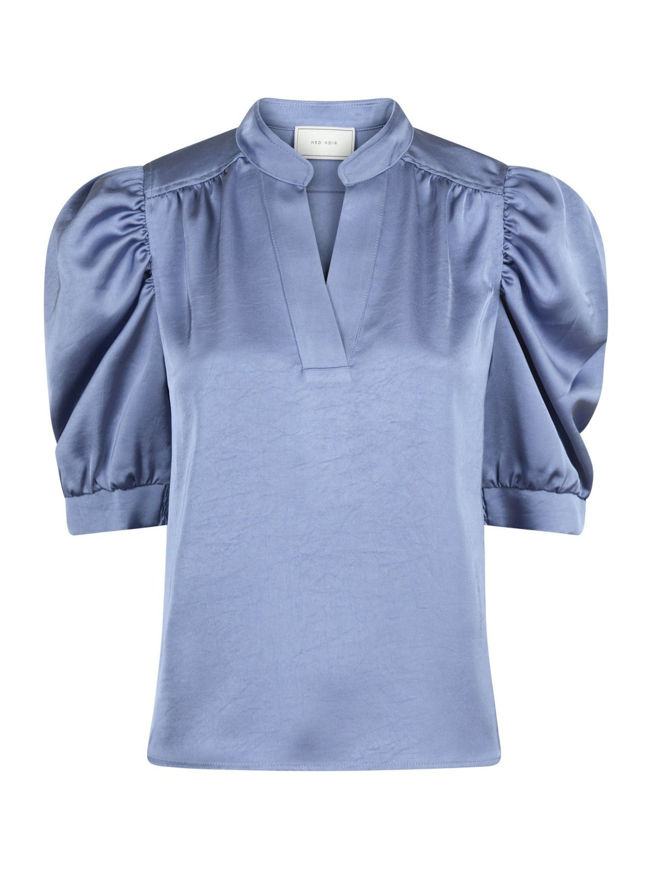 Neo Noir Bluse Roella Heavy Sateen