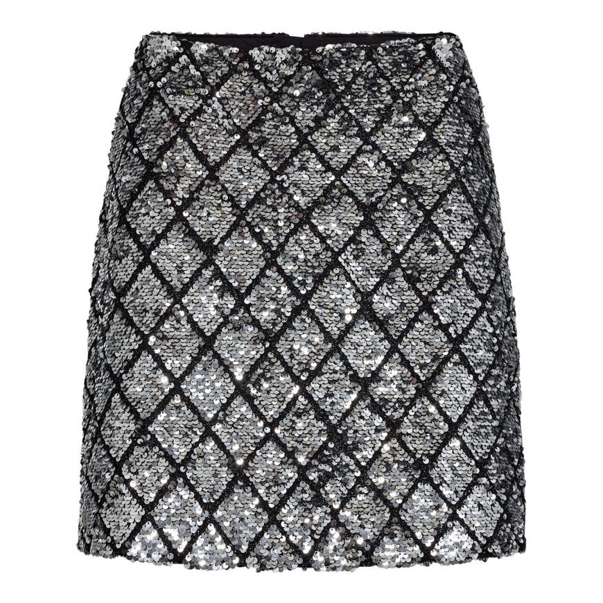 Co' Couture Nederdel Cubic Sequin Mini