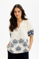 In Front Bluse Lotus