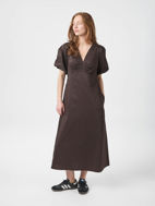 Neo Noir Kjole Illana Poplin