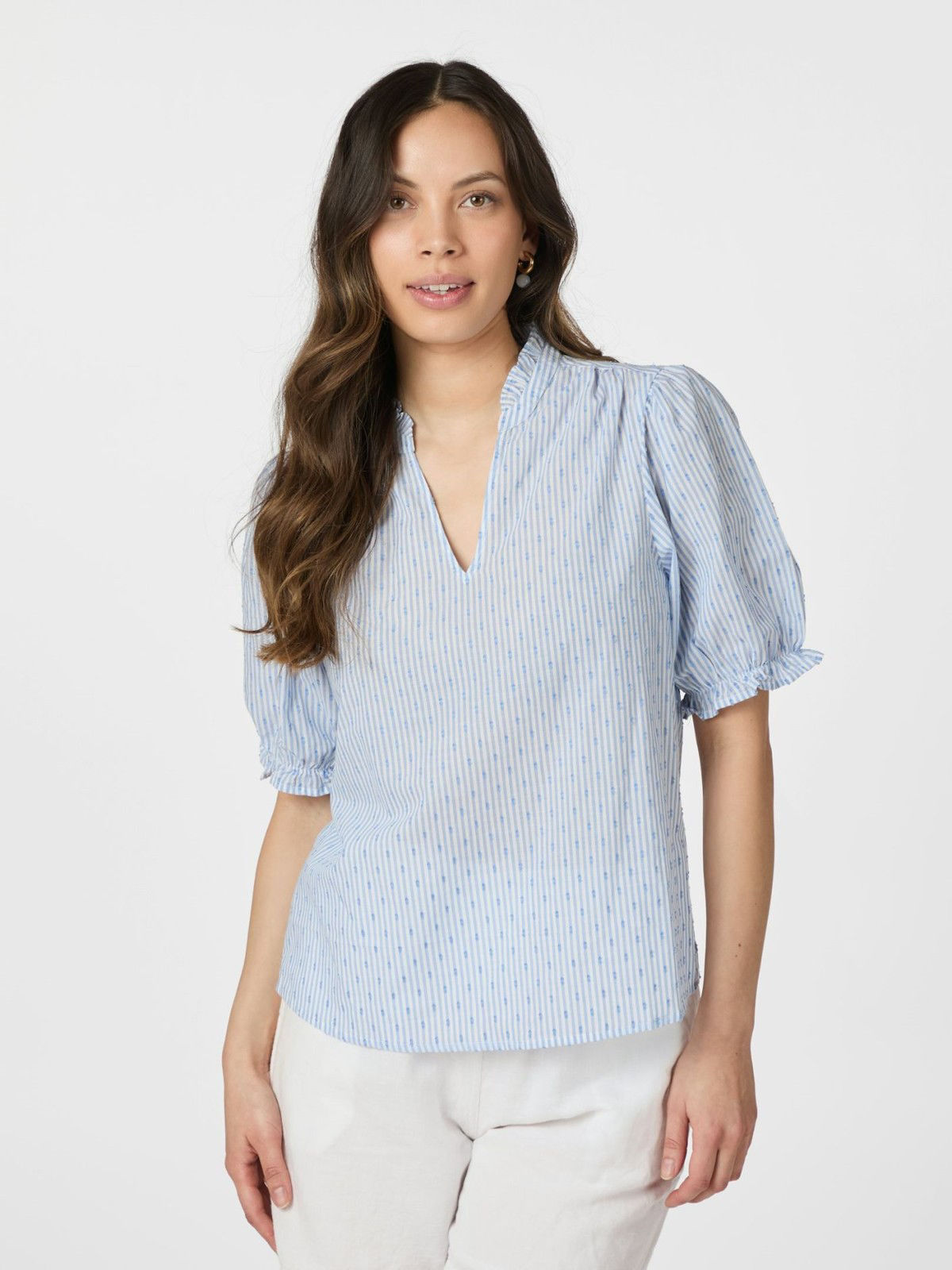 Duckert & Co. Neo Noir Bluse Odesa Dot Stripe