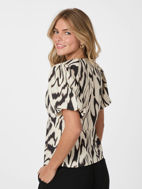 Neo Noir Bluse Irina Graphic Zag