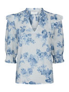 Neo Noir Bluse Davina Flower Flow