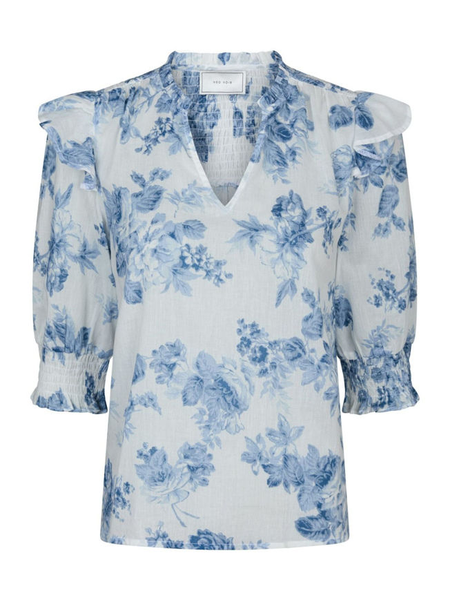 Neo Noir Bluse Davina Flower Flow