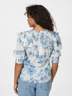 Neo Noir Bluse Davina Flower Flow
