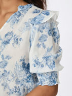 Neo Noir Bluse Davina Flower Flow