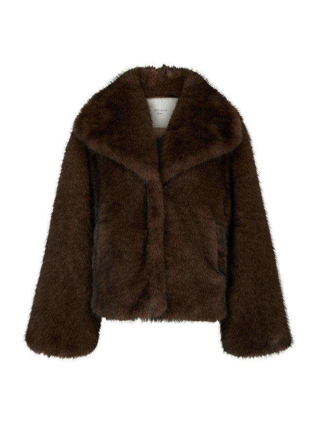 Neo Noir Jakke Stephanie Faux Fur
