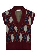 Co'Couture Vest Row Check