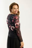 In Front Bluse Rose