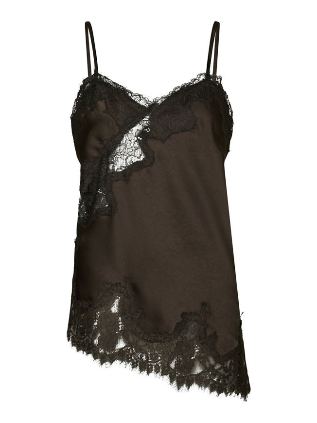 Neo Noir Top Viole Lace