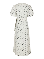 Neo Noir Kjole Clarine Linen Dot