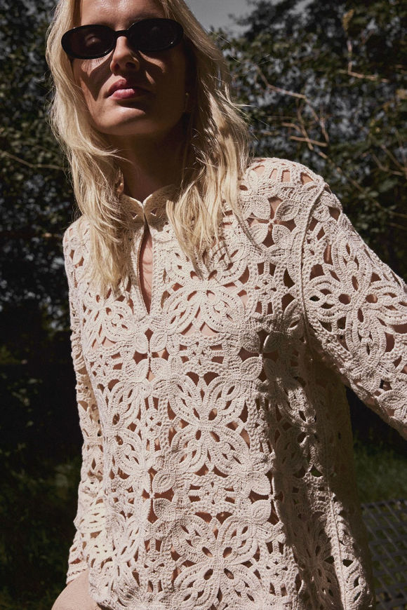 Gustav Bluse Lorina Lace