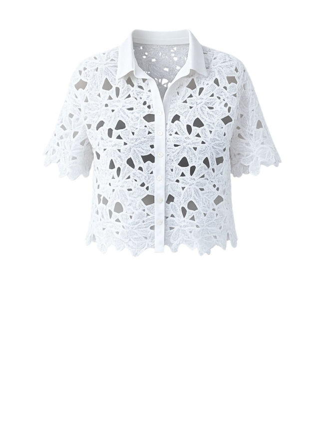 Tim & Simonsen Skjorte Cherry Lace