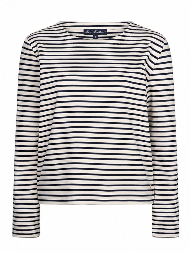 Red Button Bluse Terry