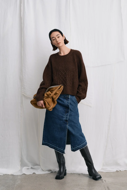 Rabens Denim Nederdel Nicka