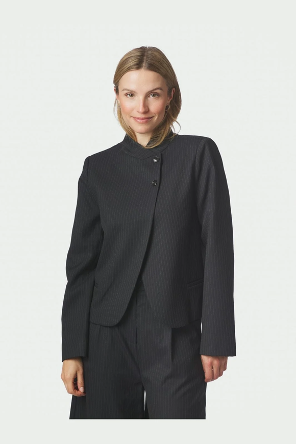 Neo Noir Blazer Tiria Slim Pinstripe