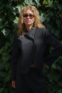 Neo Noir Blazer Tiria Slim Pinstripe