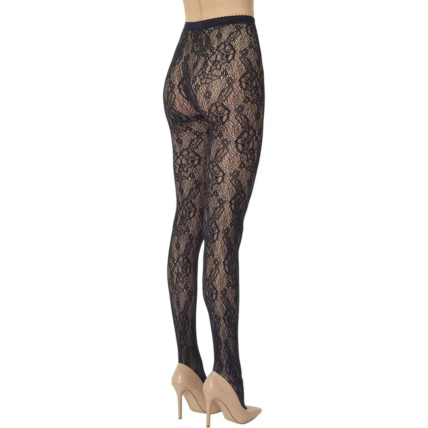 Wolford Tights Infiniti Rose Net
