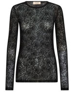 Mos Mosh Bluse Rose Mesh