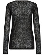 Mos Mosh Bluse Rose Mesh
