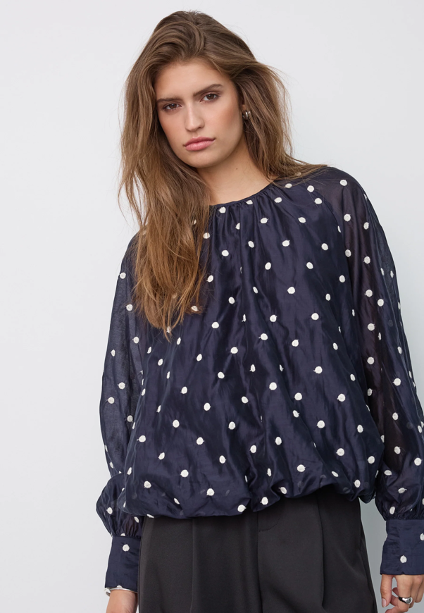 Co Couture DitaCC Dot Blouse