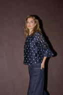Co Couture DitaCC Dot Blouse